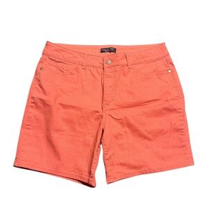 Y2K Coastal Cowgirl Coral‎ Shorts Size 18R Mid Rise Summer Chic Comfy Cute
